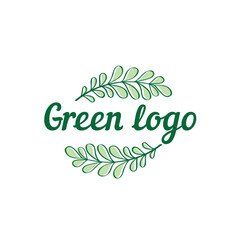 Nature leaf. Organic logo design. Vector. 