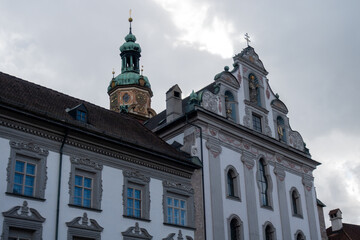 Fototapeta na wymiar Hall in Tirol . Herz-Jesu-Basilika