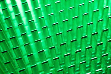 video card heat sink close-up for texture
