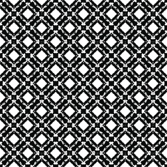 Black and white seamless pattern texture. Greyscale ornamental graphic design. Mosaic ornaments. Pattern template. Vector illustration. EPS10.
