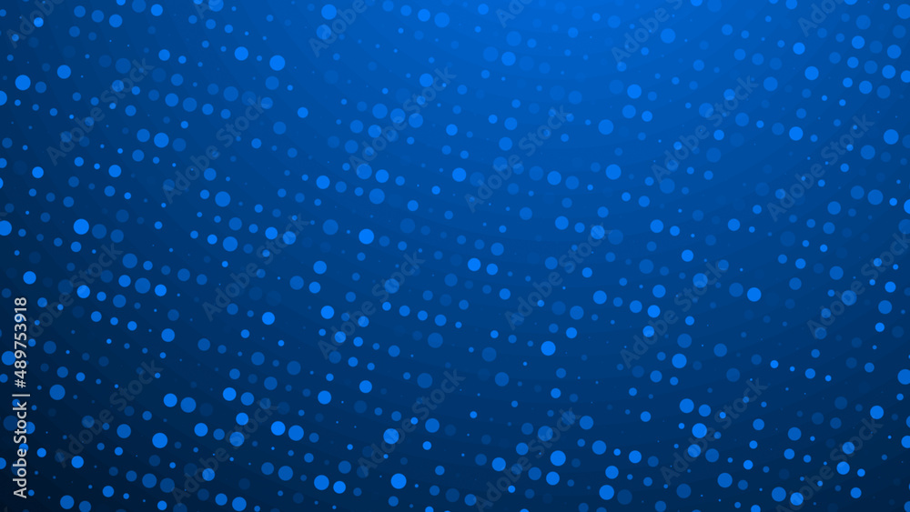 Wall mural abstract dot blue pattern gradient texture technology background.