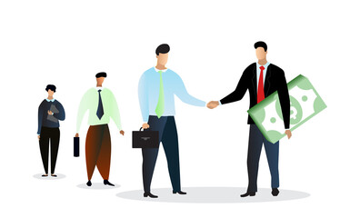 Businessmen Handshake Icon
