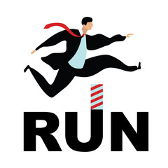 Running Businessman, Late Character