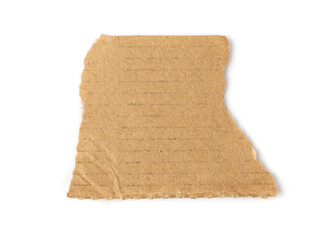 Cardboard, Carton, Ripped Kraft Paper, Wrapping Piece