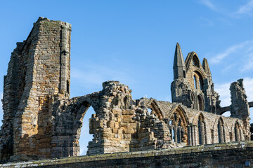 Fototapeta premium Whitby abbey in Yorkshire