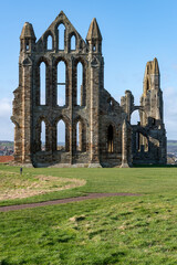 Whitby abbey in Yorkshire - obrazy, fototapety, plakaty
