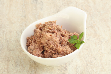 Canned tuna fish for salad