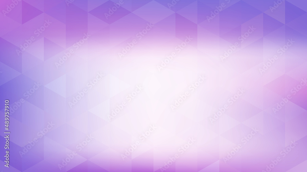 Poster dull lavender background textured by triangles with light spot