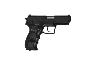 Air gun. Modern pneumatic weapon for air soft, sports and entertainment. A dummy, a copy of a real...