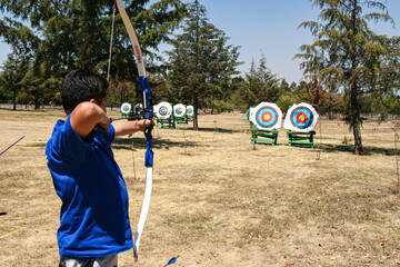 Practica de arquería al aire libre 2