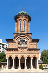 Obraz premium Antim monastery of All Saints in city of Bucharest, Romania