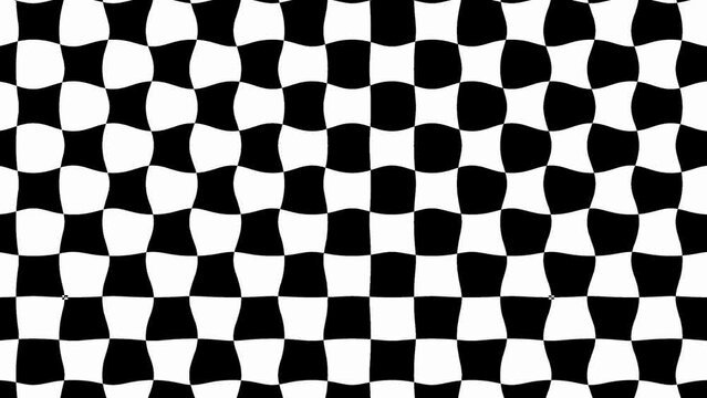 Moving checkered surface (4K 3840x2160 30fps).