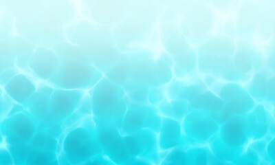 Blue white color water in swimming pool texture background. Use for design summer holiday concept.