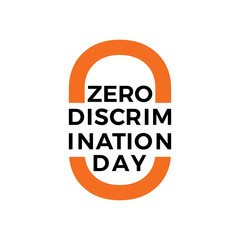 a design for celebrating zero discrimination day, march 1st. vector illustration