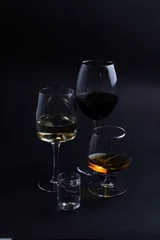 Foto op Aluminium glass of wine © darilly