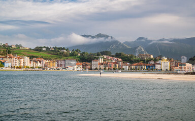 Obraz premium Picturesque village of Ribadesella, Asturias. Spain.