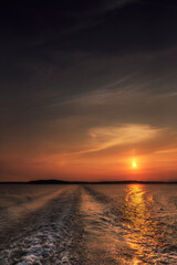 Sunset from the Puget Sound 