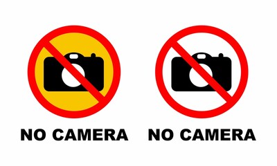 Illustration Vector Graphic of No Camera Icon