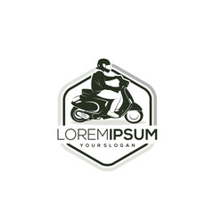 silhouette design of people riding motorbikes