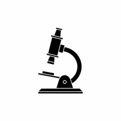 Microscope icon design template illustration vector