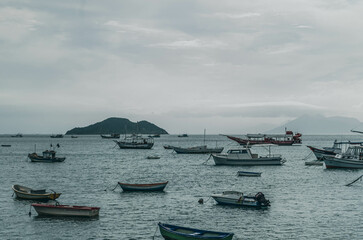 boats on the beach