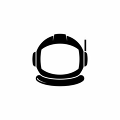 Astronaut helmet icon design template illustration vector
