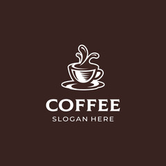 coffee logo template design