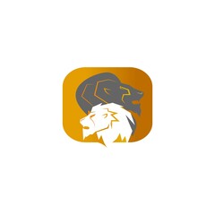 lion illustration design