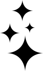  Shine icon symbol vector. on white background.eps