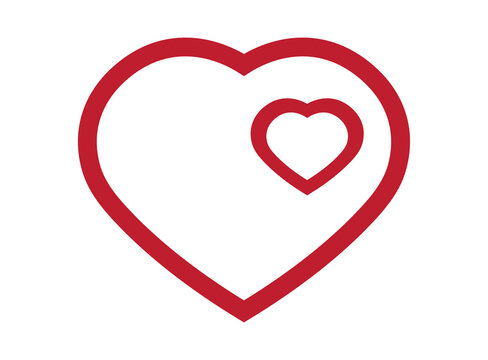 heart logo vector image