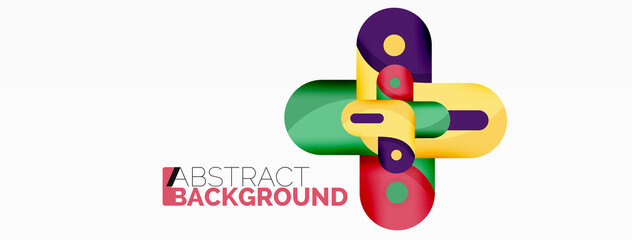 Creative geometric wallpaper. Trendy minimal abstract background. Techno business template for wallpaper, banner, background or landing