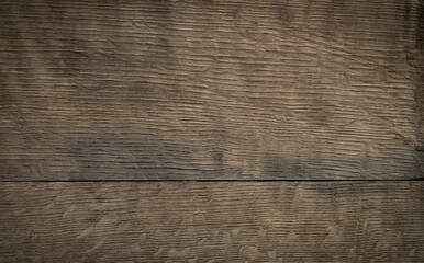 Old grunge dark textured oak wood background, brown wood texture surface.