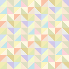 Seamless pattern gentle baby pastel triangle vector	