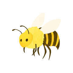 ミツバチ　水彩風