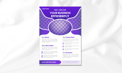 Corporate Business flyer design template. Geometric shape business flyer design layout, business banners, business poster design and leaflets.
