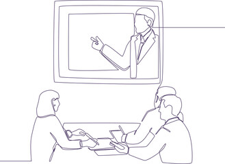 In addition to calculation activities, an accountant also needs to conduct coordination meetings to achieve the desired work. Basic accountant. Vector illustration.