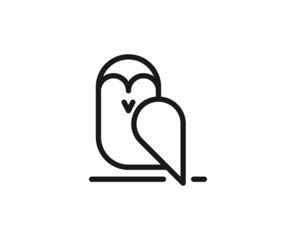 Black line icon on white background