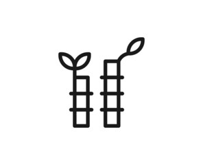 Beauty line icon on white background