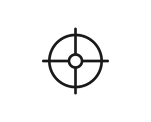 Obraz premium Target premium line icon. Simple high quality pictogram. Modern outline style icons. Stroke vector illustration on a white background.