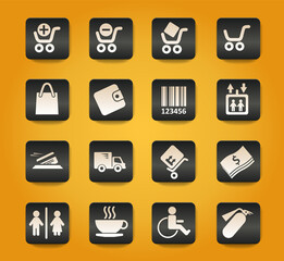 Shopping icons