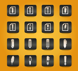 edit icon set