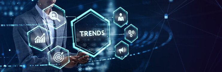 Business, Technology, Internet and network concept. Recent and latest trend.