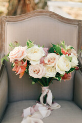 Wedding beautiful bouquet.