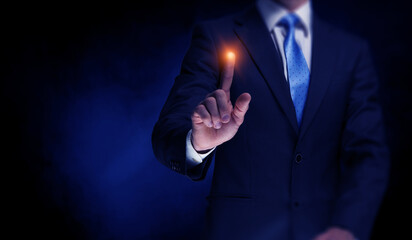 Business and innovation concept . Mixed media