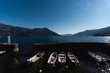 Brissago, Lago Maggiore, Tessin, Schweiz