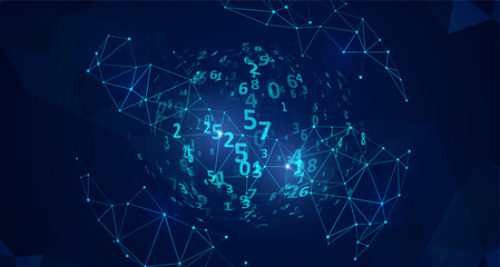 Obraz premium Big data visualization