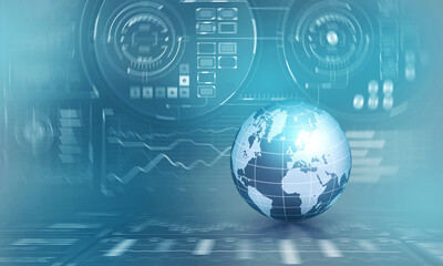 Global communication and technology Image