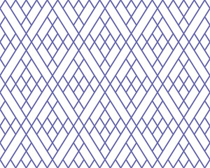 Color of year 2022 very peri geometric seamless rhombus pattern. Abstract diamond vector pattern. Simple vector illustration. Geometric design for fabric, wallpaper, textile, scrapbooking