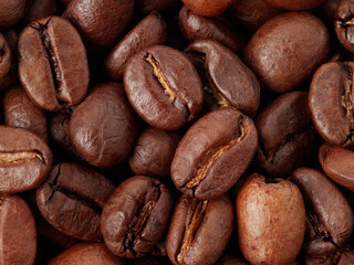 roasted coffee beans, can be used as a background
