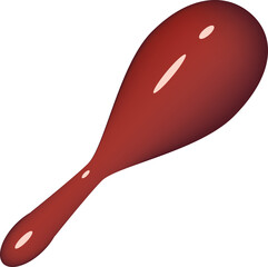 Maracas made of plastic